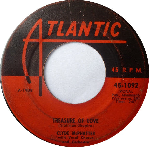 Clyde McPhatter : Treasure Of Love / When You're Sincere (7")