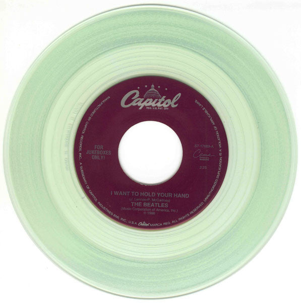 The Beatles : I Want To Hold Your Hand (7", Single, Mono, Jukebox, RE, Cle)