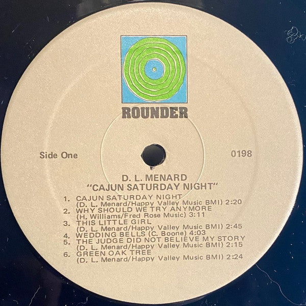 D. L. Menard : Cajun Saturday Night (LP, Album)