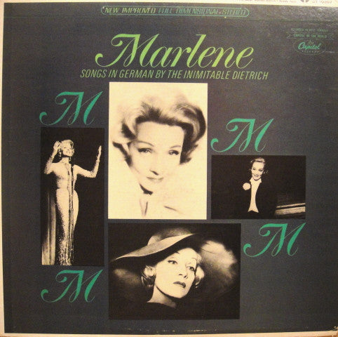 Marlene Dietrich : Songs In German By The Inimitable Dietrich (LP, Album, Los)