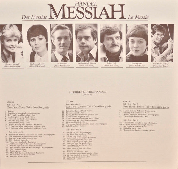 Monteverdi Choir*, English Baroque Soloists* Conducted By John Eliot Gardiner, Händel* : Messiah (Box + 3xLP, Dig)