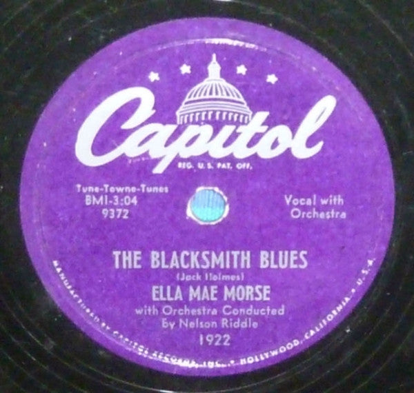 Ella Mae Morse : Love Me Or Leave Me / The Blacksmith Blues (Shellac, 10")