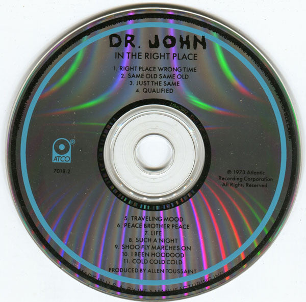 Dr. John : In The Right Place (CD, Album, RE, RM)