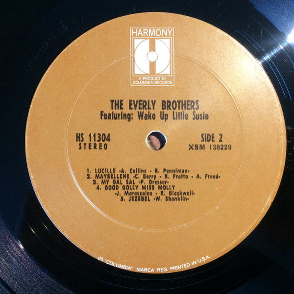 Everly Brothers : Featuring Wake Up Little Susie (LP, Album, Comp, San)