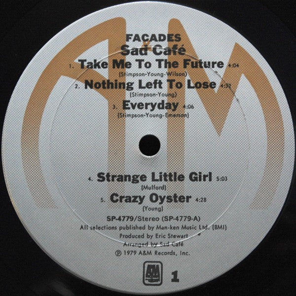 Sad Café : Facades (LP, Album)