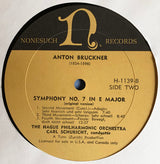 Anton Bruckner, Carl Schuricht, The Hague Philharmonic : Symphony No. 7 In E Major (LP, Album)