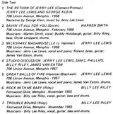 Elvis Presley, Jerry Lee Lewis, Billy Lee Riley, Pee Wee Trahan : Good Rocking Tonight (Alternative & Unissued Versions) (LP, Mono, Unofficial)