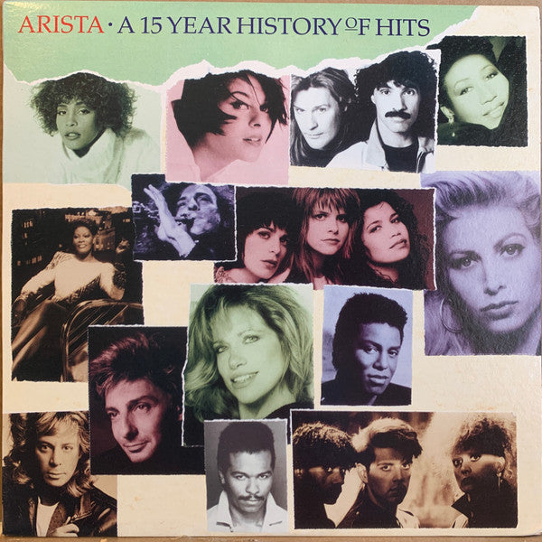 Various : Arista: A 15 Year History Of Hits (LP, Comp, Club, Spe)