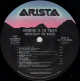 Various : Arista: A 15 Year History Of Hits (LP, Comp, Club, Spe)