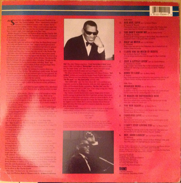 Ray Charles : Modern Sounds In Country And Western Music (LP, Album, RE)
