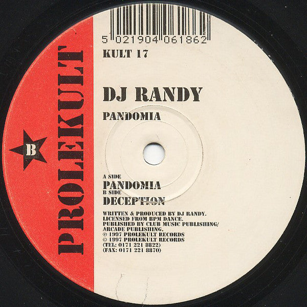 DJ Randy : Pandomia (12")