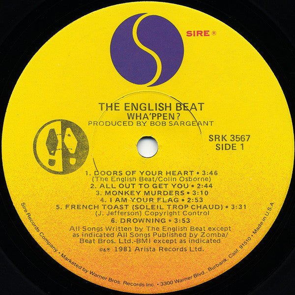 The Beat (2) : Wha'ppen (LP, Album, Jac)