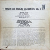 Hank Williams : 14 More Of Hank Williams' Greatest Hits Vol. II (LP, Comp, Mono)