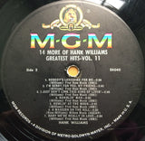 Hank Williams : 14 More Of Hank Williams' Greatest Hits Vol. II (LP, Comp, Mono)