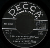 Bing Crosby : Merry Christmas (2x7", Album, EP)