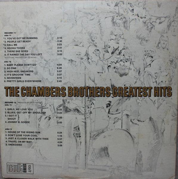 The Chambers Brothers : The Chambers Brothers Greatest Hits (2xLP, Comp, Gat)
