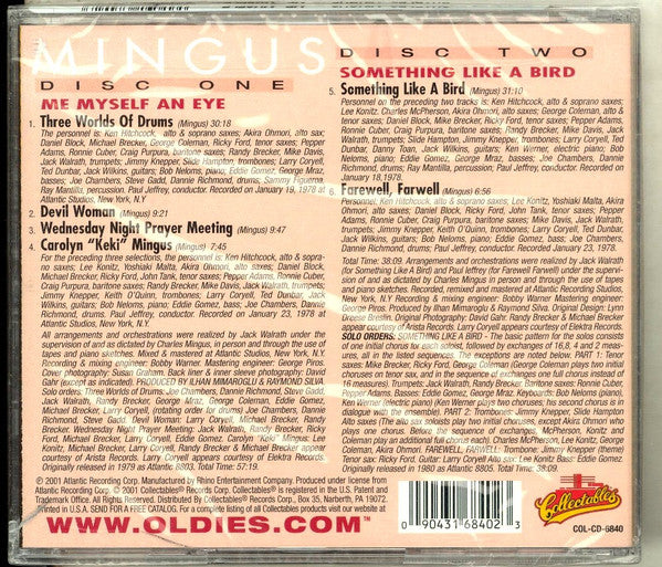 Charles Mingus : Me Myself An Eye / Something Like A Bird (CD, Album + CD, Album + Comp)