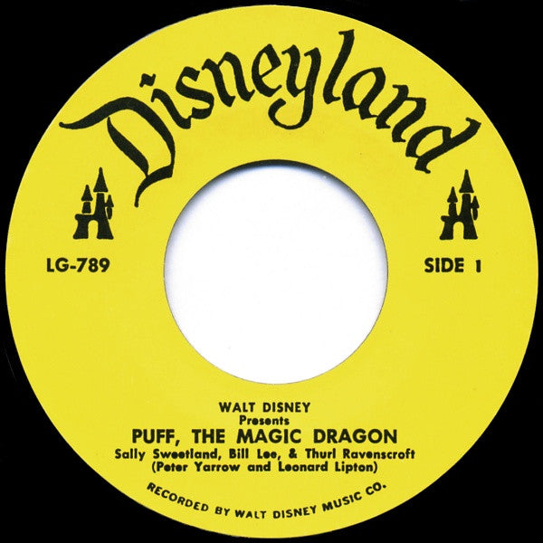 Sally Sweetland, Bill Lee (4), Thurl Ravenscroft : Puff, The Magic Dragon (7", Single)