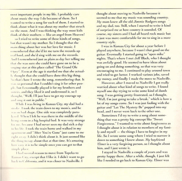 Iris DeMent : Infamous Angel (CD, Album)