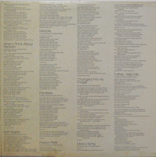 Ernie Rettino & Debby Kerner : Changin' (LP, Album, Gat)
