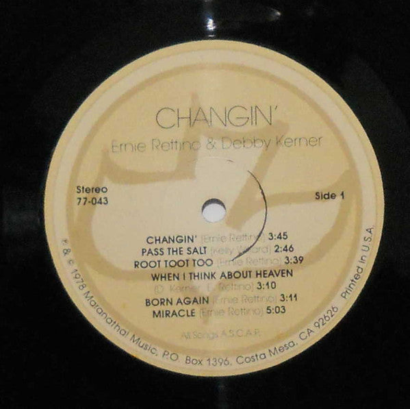 Ernie Rettino & Debby Kerner : Changin' (LP, Album, Gat)