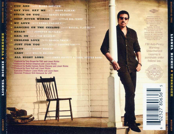 Lionel Richie : Tuskegee (CD, Album)