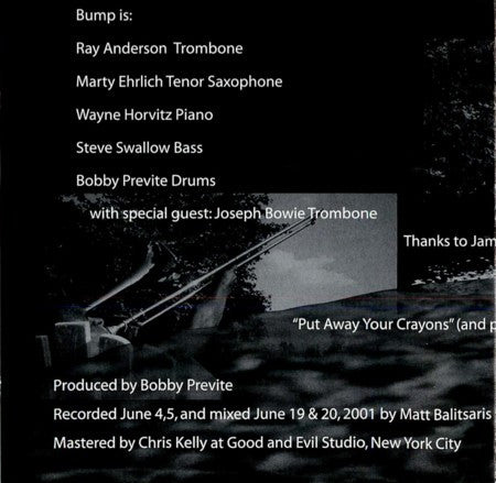 Bobby Previte & Bump : Just Add Water (CD, Album)