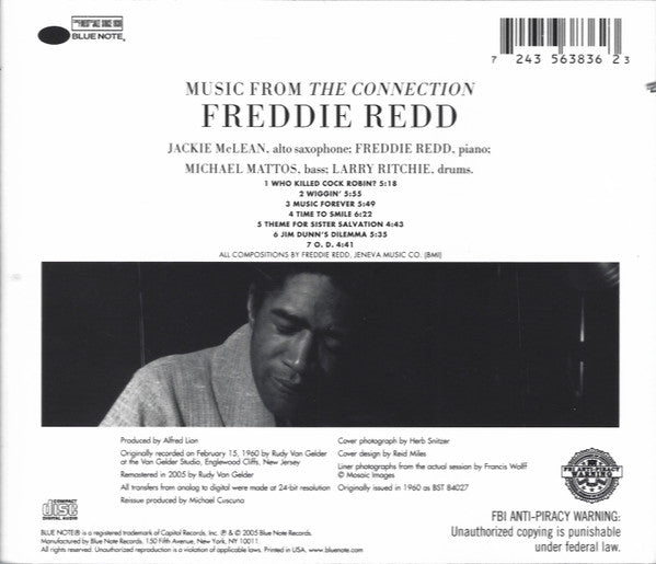 Freddie Redd Quartet With Jackie McLean : The Music From "The Connection" (CD, Album, RE, RM)