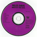Miles Davis : Birth Of The Cool (CD, Album, Comp, RE, Cap)