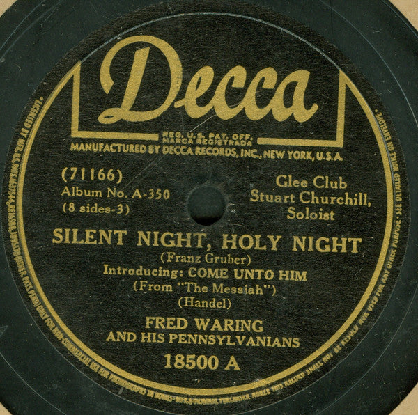 Fred Waring & The Pennsylvanians : 'Twas The Night Before Christmas (4xShellac, 10", Album)