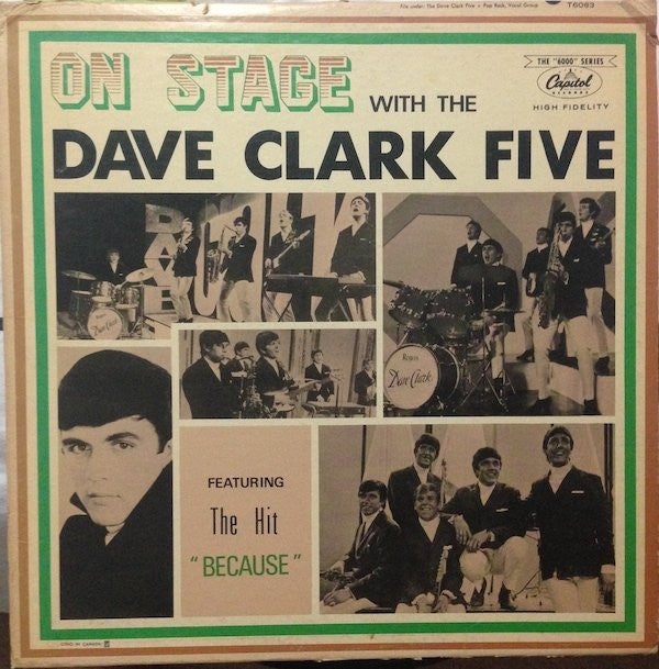 The Dave Clark Five : On Stage With The Dave Clark Five (LP, Album, Mono)