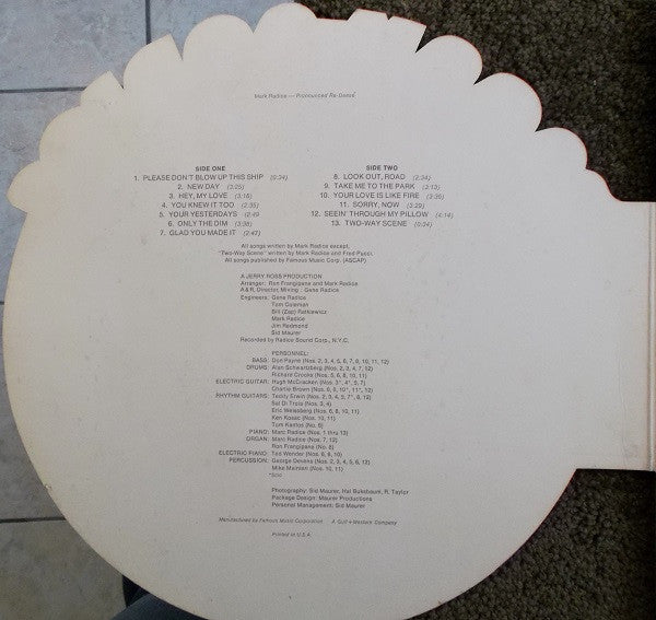 Mark Radice : Mark Radice (LP, Album)