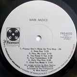 Mark Radice : Mark Radice (LP, Album)