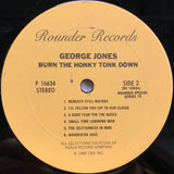 George Jones (2) : Burn The Honky-Tonk Down (LP, Comp)