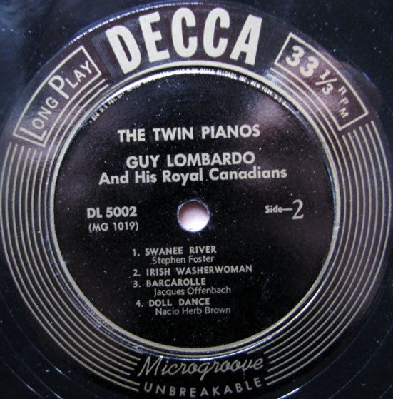 Guy Lombardo And His Royal Canadians : The Twin Pianos (10")
