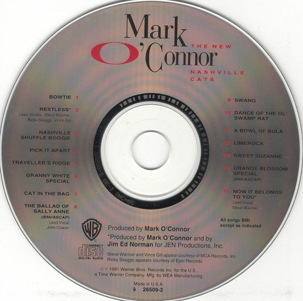Mark O'Connor : The New Nashville Cats (CD, Album)