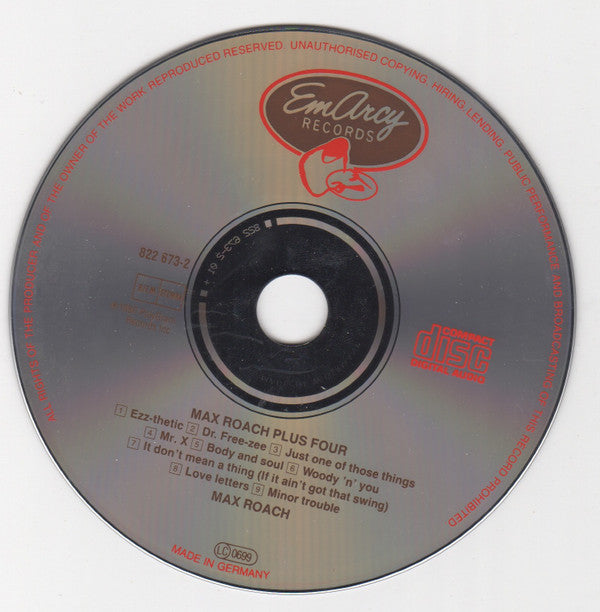 Max Roach : +4 (CD, Album, RE)