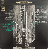 Wolfgang Amadeus Mozart - The Philadelphia Orchestra, Eugene Ormandy : The Four Concertos For Woodwinds And Orchestra Vol. 1 (Concerto For Bassoon, K.191 / Concerto For Flute, K.313) (LP)