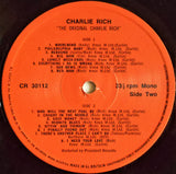 Charlie Rich : The Original Charlie Rich (LP, Comp, Mono)