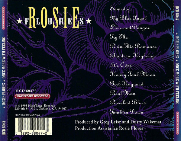 Rosie Flores : Once More With Feeling (CD, Album)