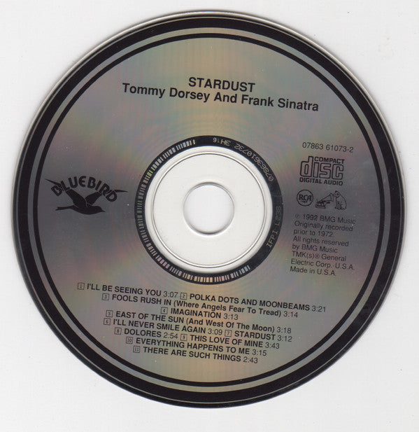 Tommy Dorsey And Frank Sinatra : Stardust (CD, Comp, RM)