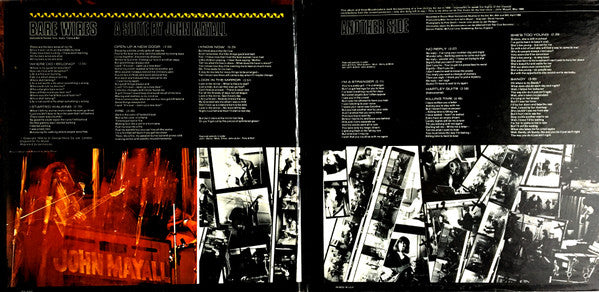 John Mayall's Bluesbreakers* : Bare Wires (LP, Album, Mon)