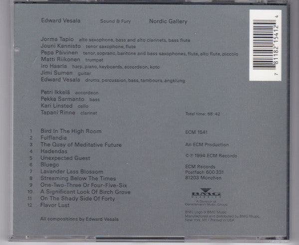 Edward Vesala Sound & Fury : Nordic Gallery (CD, Album)