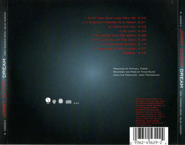 Jimmy Scott : Dream (CD, Album)