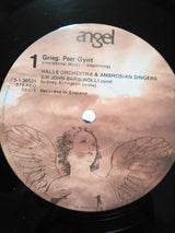 Edvard Grieg, Sir John Barbirolli Conducting The  Hallé Orchestra With Sheila Armstrong & The Ambrosian Singers : Peer Gynt (LP, Album, RP)