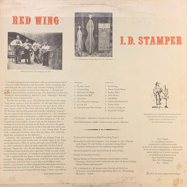 I.D. Stamper : Red Wing (LP)