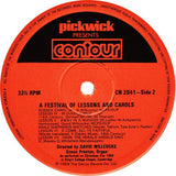 The King's College Choir Of Cambridge : Christmas - A Festival Of Lessons And Carols (LP, RE)