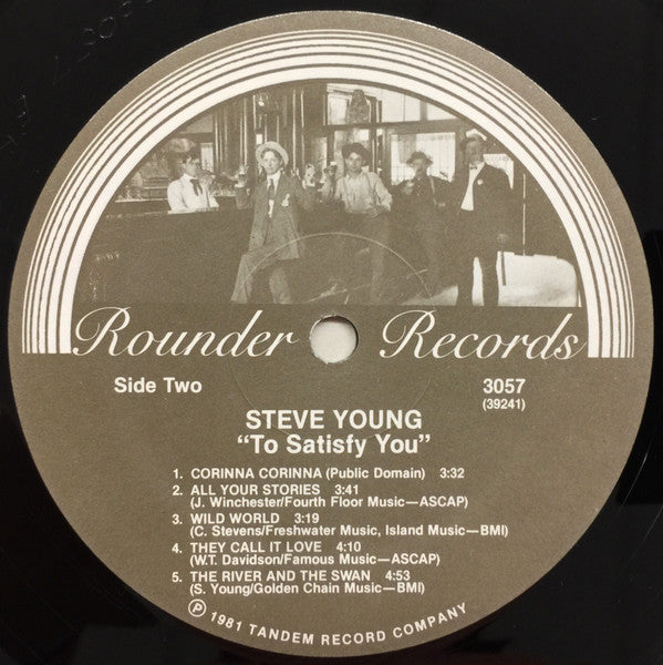 Steve Young (2) : To Satisfy You (LP, Album)