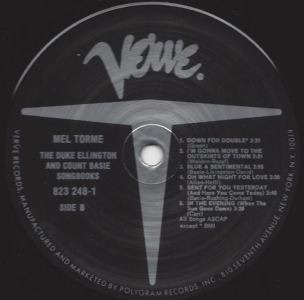 Mel Tormé : The Duke Ellington & Count Basie Songbooks (LP, Album, RE, RM)