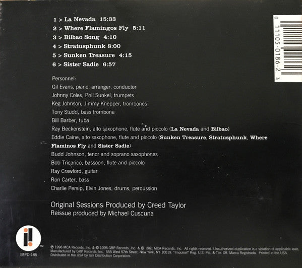 Gil Evans And His Orchestra : Out Of The Cool (CD, Album, RE, RM)